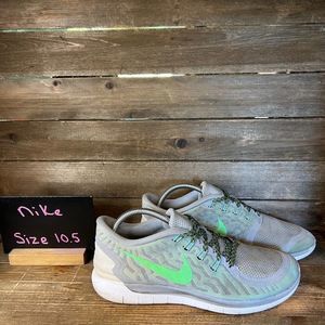 Womens Nike Free RN Run 5.0 Gray Athletic Running Shoes‎ Sneakers Size 10.5 M